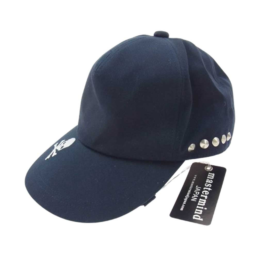 mastermind JAPAN マスターマインドジャパン CODELANES スカル刺繍 キャップ ネイビー系 M【極上美品】【中古】