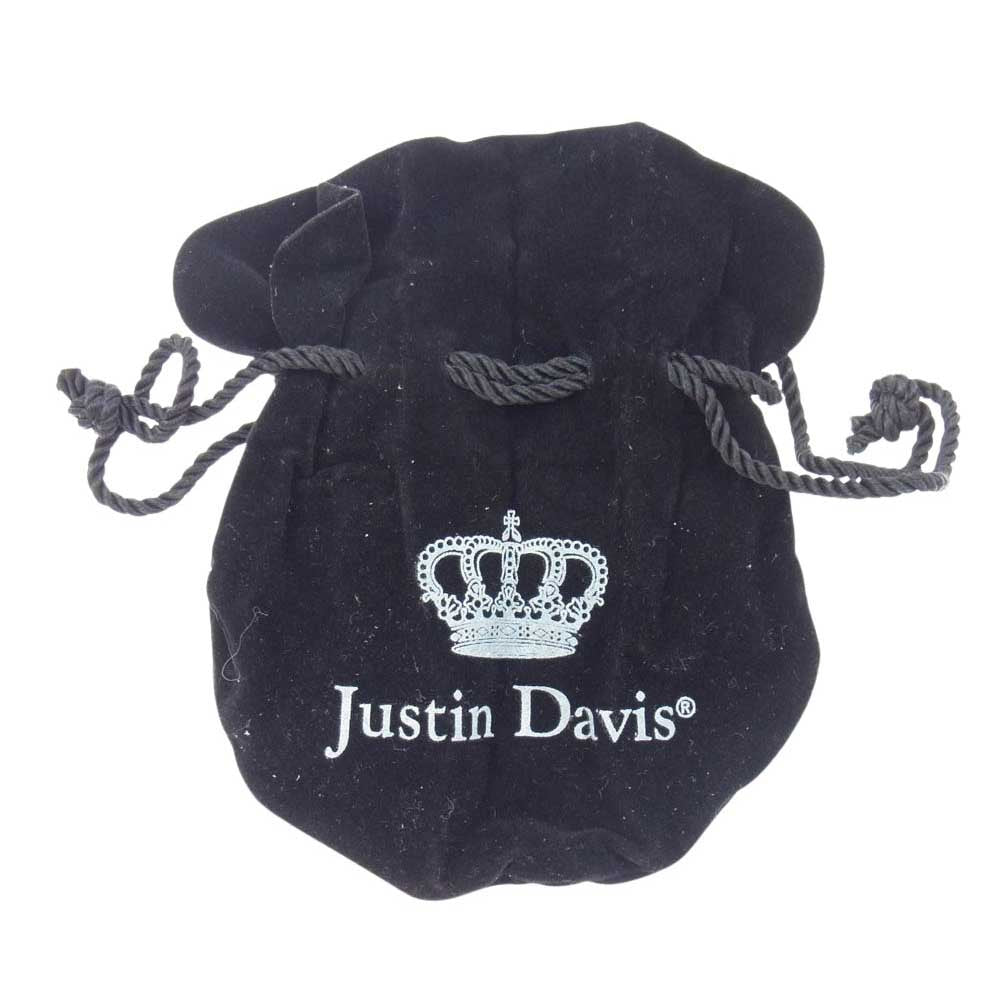 Justin Davis ジャスティンデイビス 販売証明書付属 SNJ126 SKULL DIVINE CHAIN スカルディバイン クラウン チェーン ネックレス 50cm シルバー系【中古】