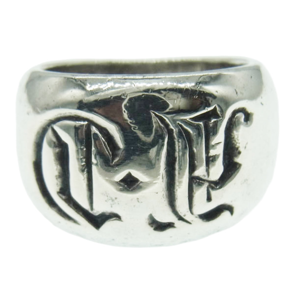 CHROME HEARTS クロムハーツ（原本無） SEAL STAMP CH シール スタンプ リング シルバー系 14号【中古】