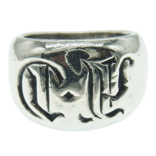 CHROME HEARTS クロムハーツ（原本無） SEAL STAMP CH シール スタンプ リング シルバー系 14号【中古】