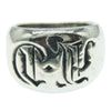 CHROME HEARTS クロムハーツ（原本無） SEAL STAMP CH シール スタンプ リング シルバー系 14号【中古】