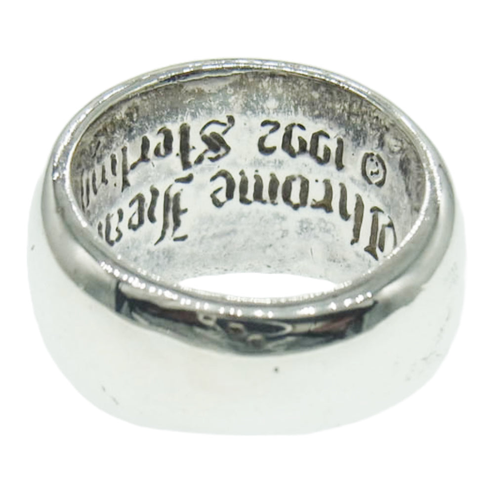 CHROME HEARTS クロムハーツ（原本無） SEAL STAMP CH シール スタンプ リング シルバー系 14号【中古】