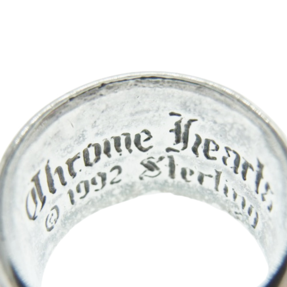 CHROME HEARTS クロムハーツ（原本無） SEAL STAMP CH シール スタンプ リング シルバー系 14号【中古】