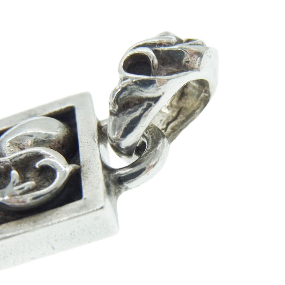 CHROME HEARTS クロムハーツ（原本無） FRAMED HEART フレームド ハート チャーム ペンダントトップ シルバー系【中古】