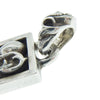 CHROME HEARTS クロムハーツ（原本無） FRAMED HEART フレームド ハート チャーム ペンダントトップ シルバー系【中古】