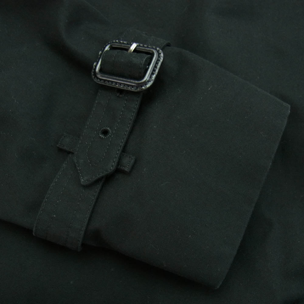 BURBERRY バーバリー Kensington ケンジントン トレンチコートノバチェック ロングコート ダブル ベルト ブラック M ブラック系 M【中古】