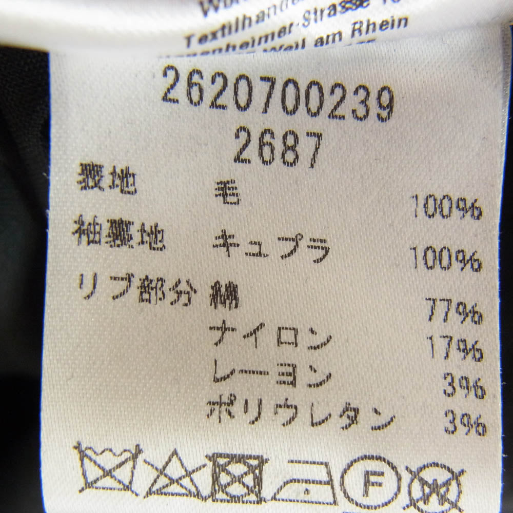 OAMC オーエーエムシー 2620700239 国内正規品 イタリア製 ウール100％ スタンドカラー シャツ ブルゾン ブラック系 L【中古】
