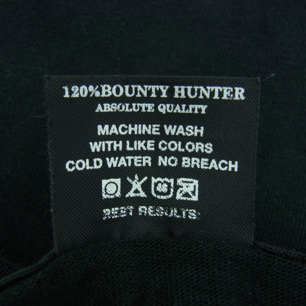 BOUNTY HUNTER バウンティーハンター フロント シールド ロゴ プリント 半袖 Tシャツ ブラック系 M【中古】