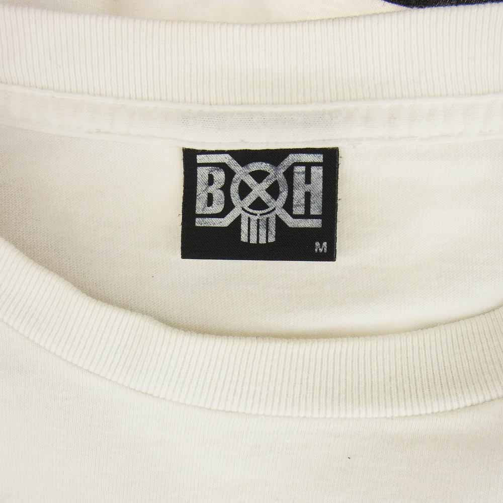 BOUNTY HUNTER バウンティーハンター 両面 ロゴ プリント 半袖 Tシャツ ホワイト系 M【中古】