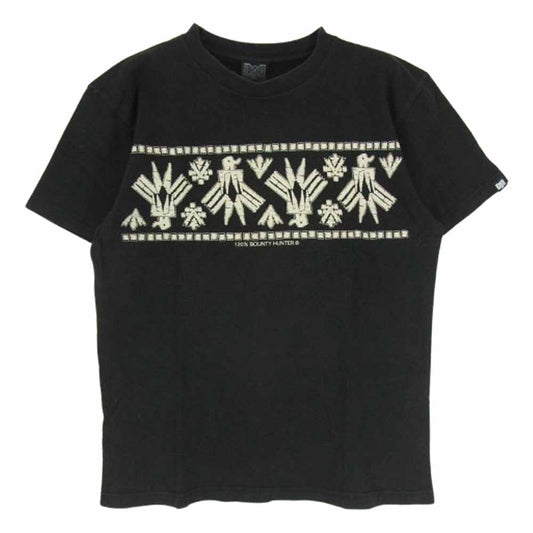 BOUNTY HUNTER バウンティーハンター 両面 プリント 半袖 Tシャツ ブラック系 サイズ表記無【中古】