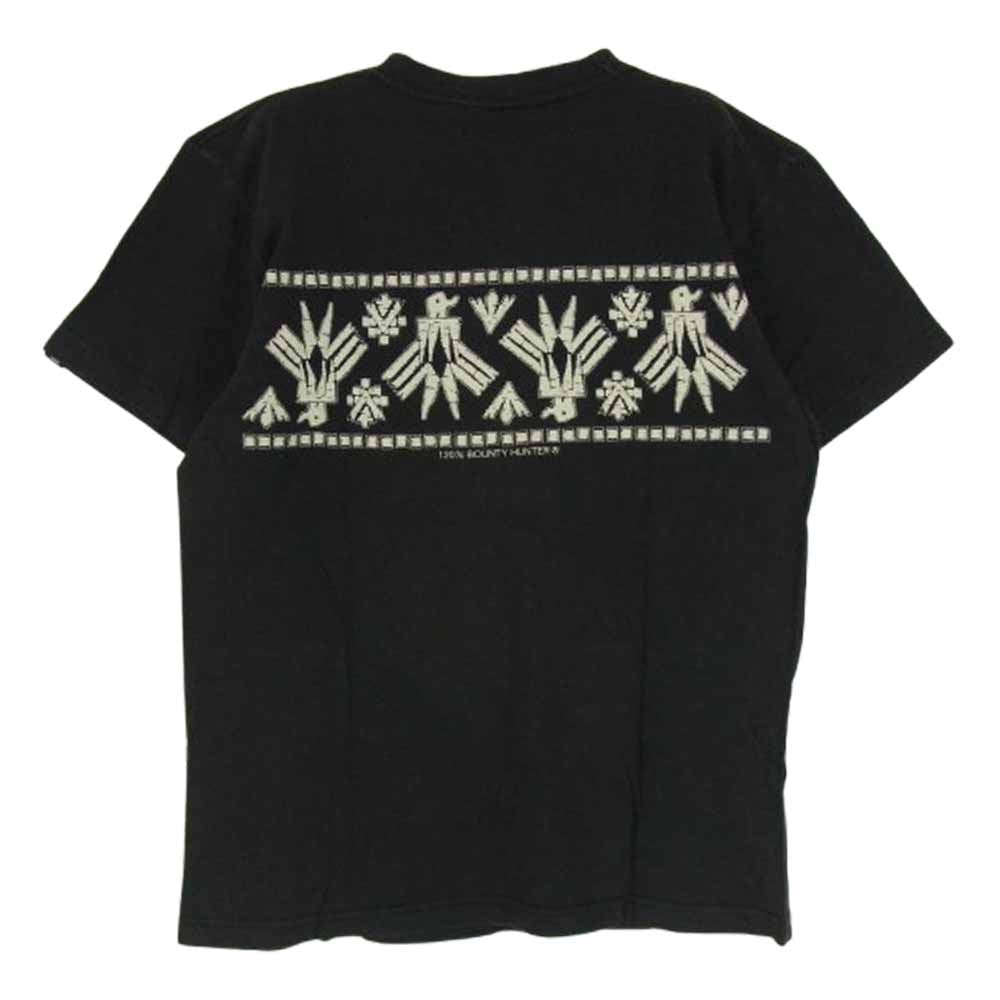 BOUNTY HUNTER バウンティーハンター 両面 プリント 半袖 Tシャツ ブラック系 サイズ表記無【中古】