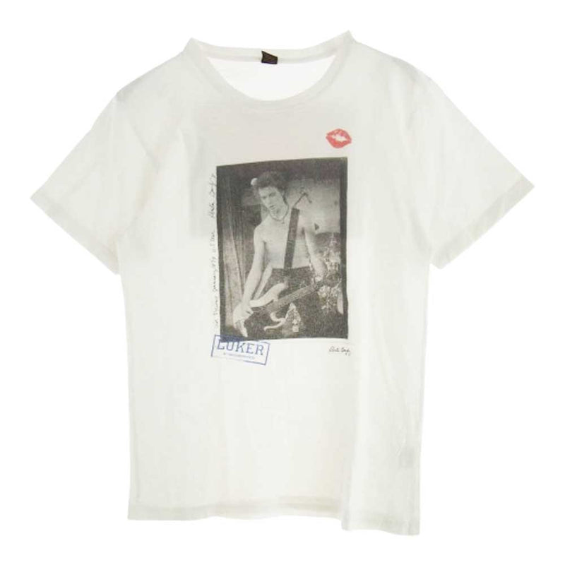 LUKER BY NEIGHBORHOOD ルーカーバイネイバーフッド SEX PISTOLS Sid Vicious シド ヴィシャス プリント 半袖 Tシャツ ホワイト系 M【中古】