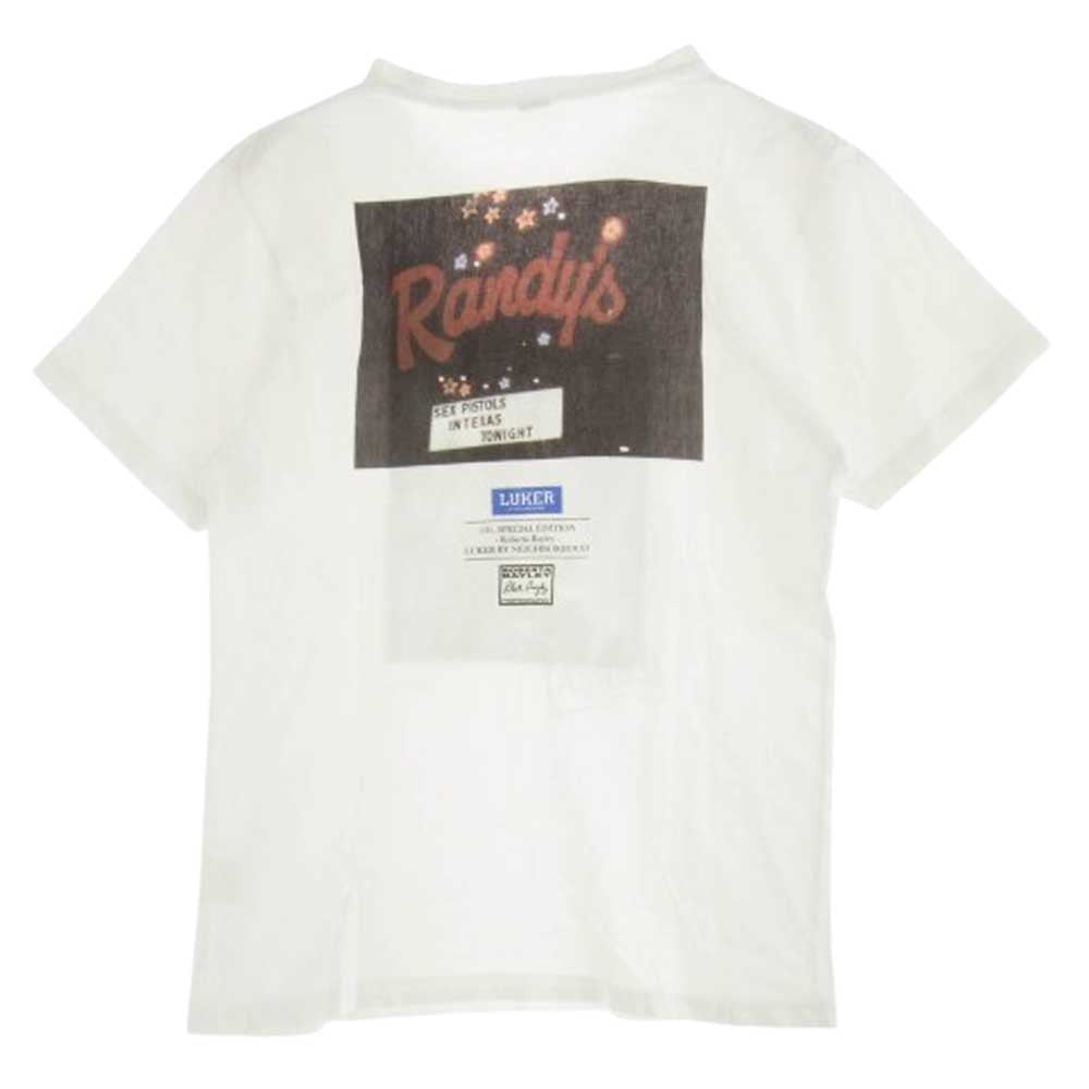 LUKER BY NEIGHBORHOOD ルーカーバイネイバーフッド SEX PISTOLS Sid Vicious シド ヴィシャス プリント 半袖 Tシャツ ホワイト系 M【中古】