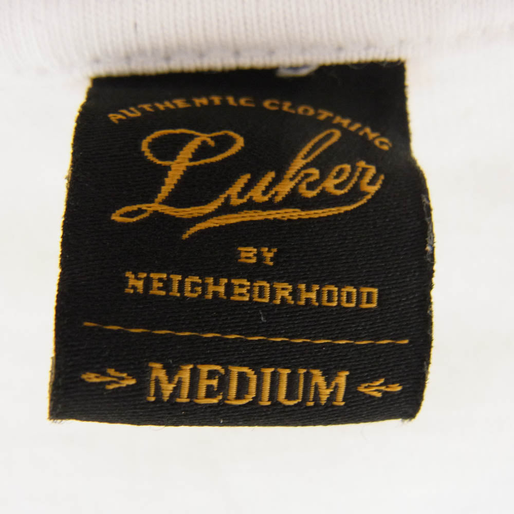 LUKER BY NEIGHBORHOOD ルーカーバイネイバーフッド SEX PISTOLS Sid Vicious シド ヴィシャス プリント 半袖 Tシャツ ホワイト系 M【中古】
