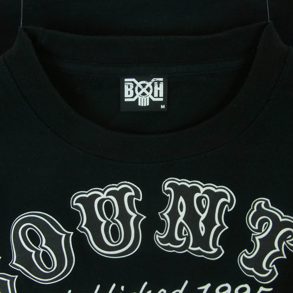 BOUNTY HUNTER バウンティーハンター フロント ロゴ プリント 半袖 Tシャツ ブラック系 M【中古】