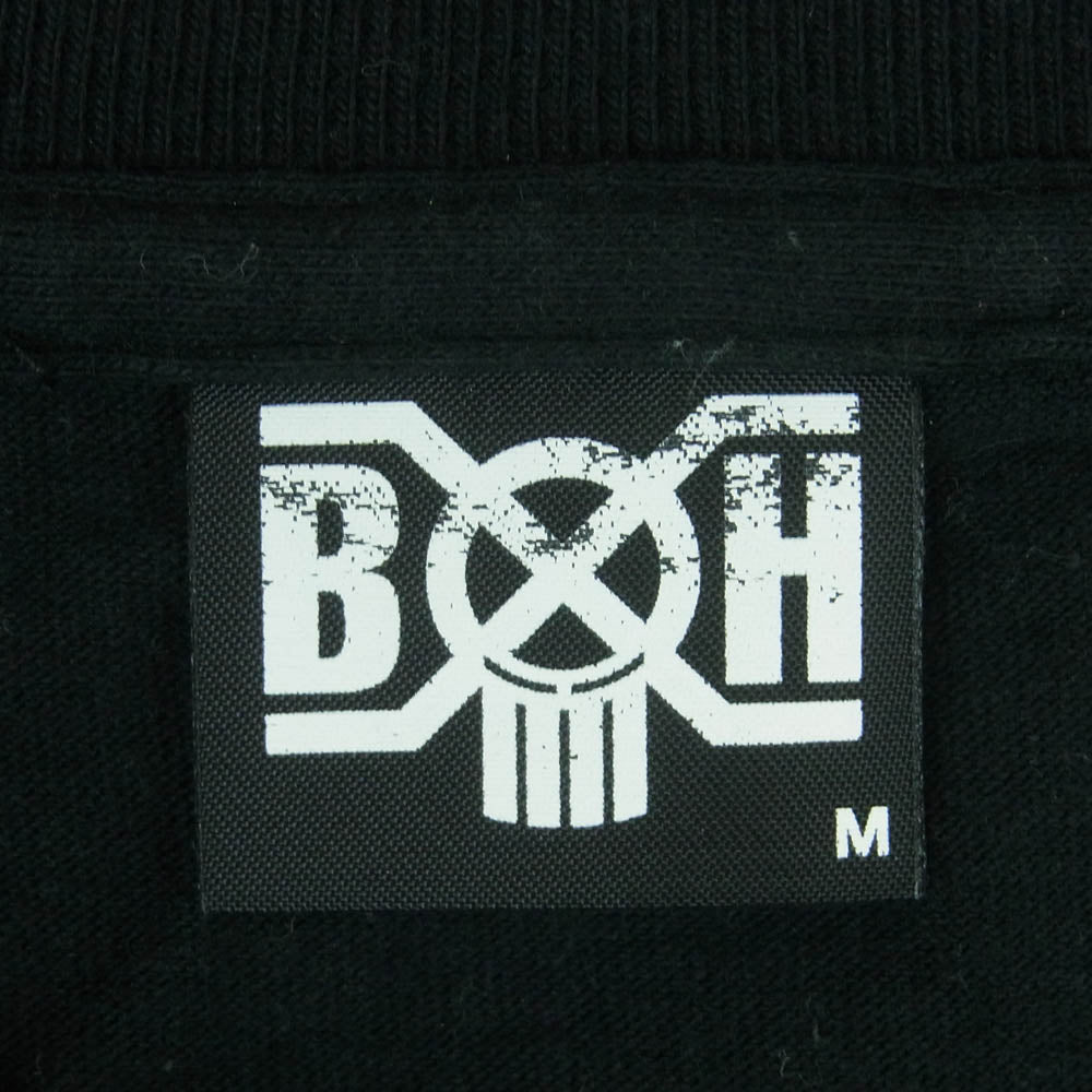 BOUNTY HUNTER バウンティーハンター フロント ロゴ プリント 半袖 Tシャツ ブラック系 M【中古】