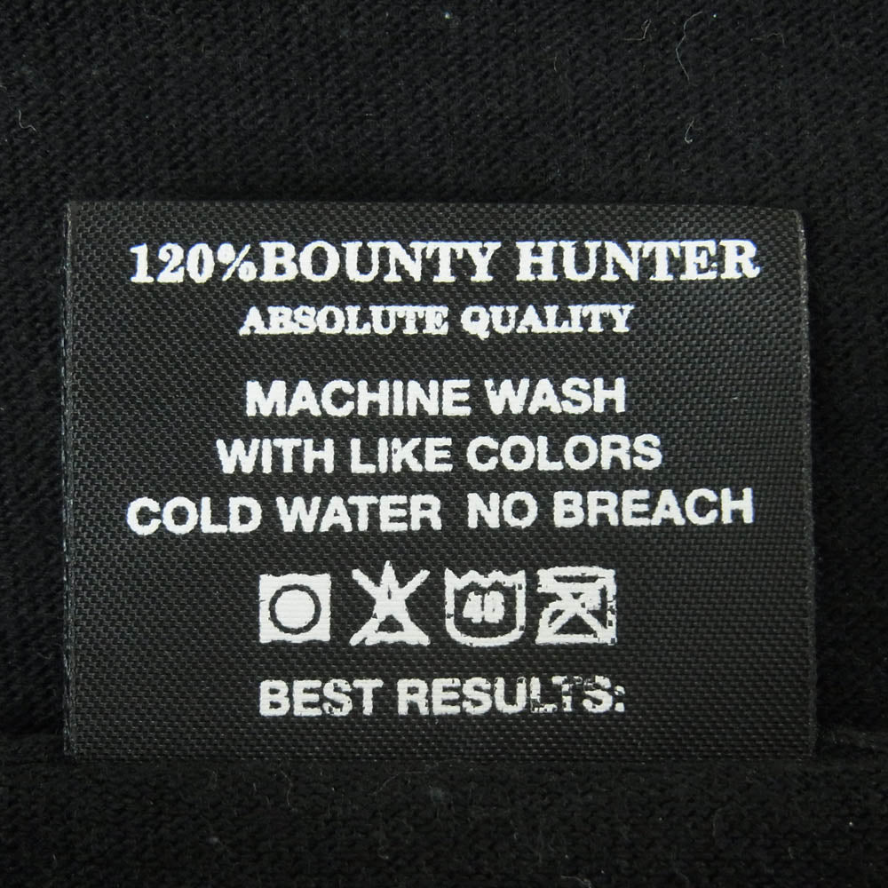 BOUNTY HUNTER バウンティーハンター フロント ロゴ プリント 半袖 Tシャツ ブラック系 M【中古】