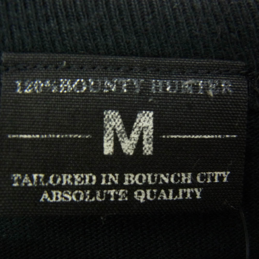 BOUNTY HUNTER バウンティーハンター 総柄 スカル カットソー 長袖 Tシャツ ブラック系 M【中古】