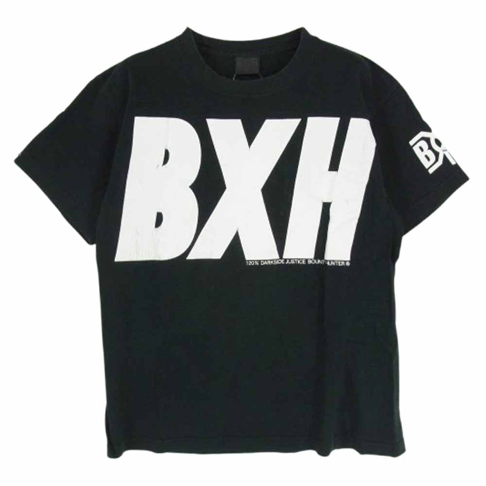 BOUNTY HUNTER バウンティーハンター BXH ロゴ プリント 半袖 Tシャツ ブラック系 サイズ表記無【中古】