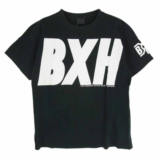 BOUNTY HUNTER バウンティーハンター BXH ロゴ プリント 半袖 Tシャツ ブラック系 サイズ表記無【中古】