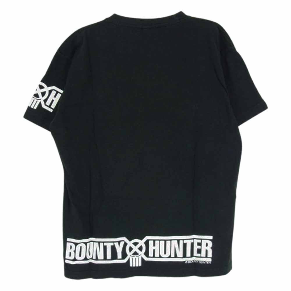 BOUNTY HUNTER バウンティーハンター BXH ロゴ プリント 半袖 Tシャツ ブラック系 サイズ表記無【中古】