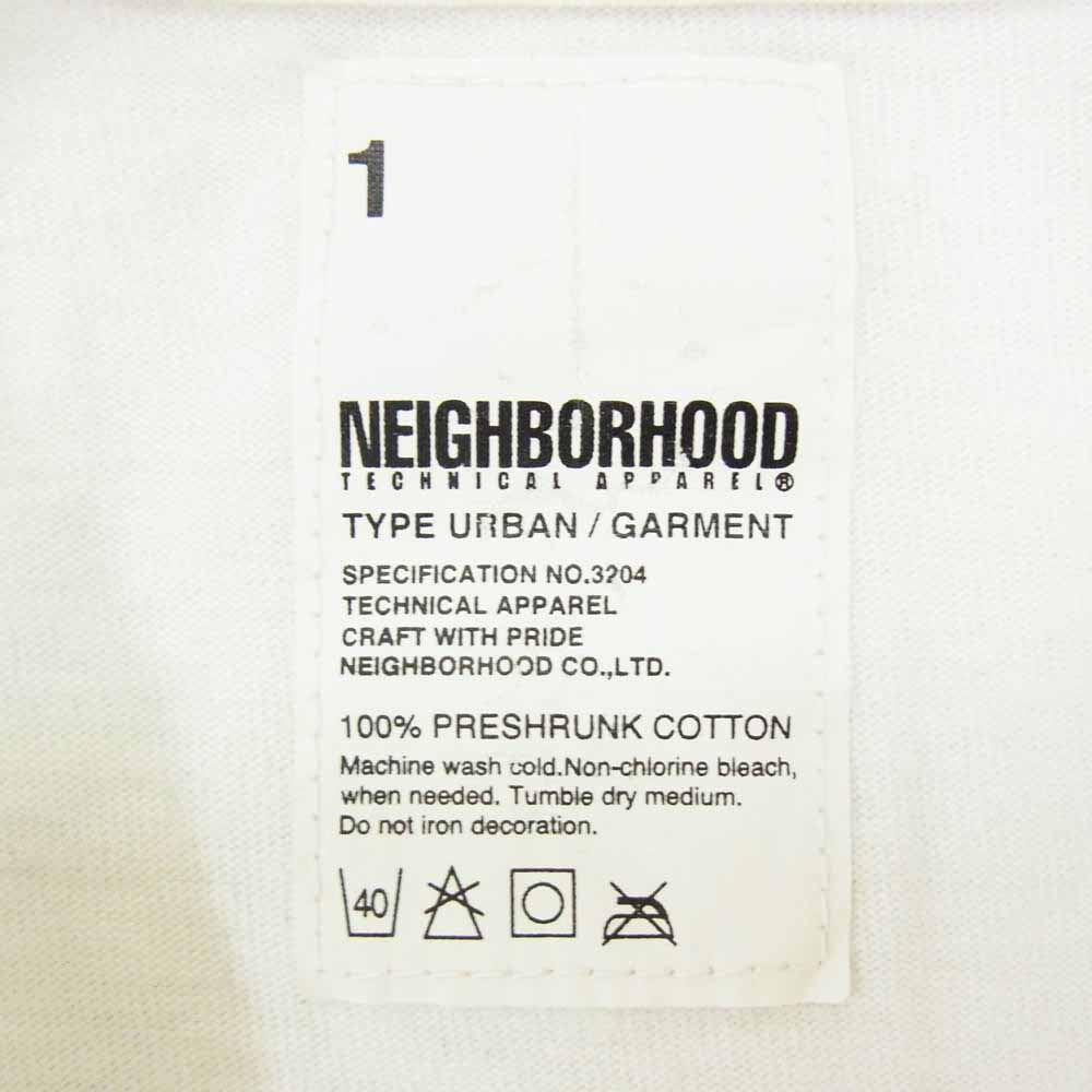 NEIGHBORHOOD ネイバーフッド 09SS PUSHEAD フロント スカル プリント 半袖 Tシャツ ホワイト系 1【中古】