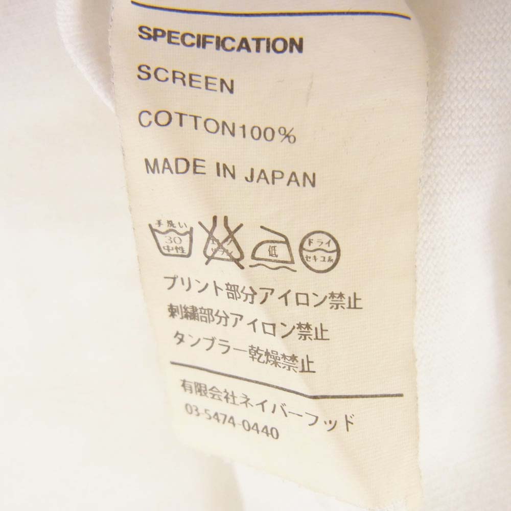 WTAPS ダブルタップス WTVUA ロゴ プリント 半袖 Tシャツ ホワイト系 2【中古】