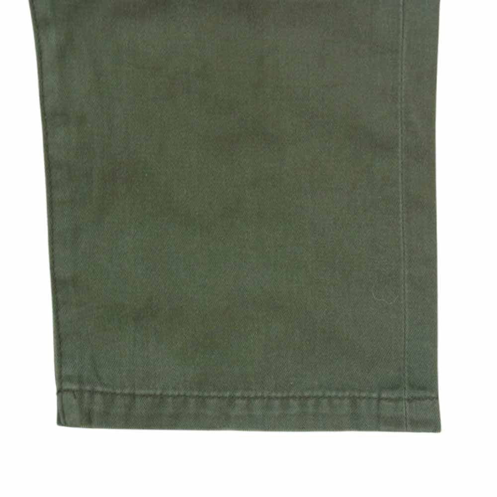 BOUNTY HUNTER バウンティーハンター ロゴ 刺繡 スタッズ パンツ カーキ系 32【中古】
