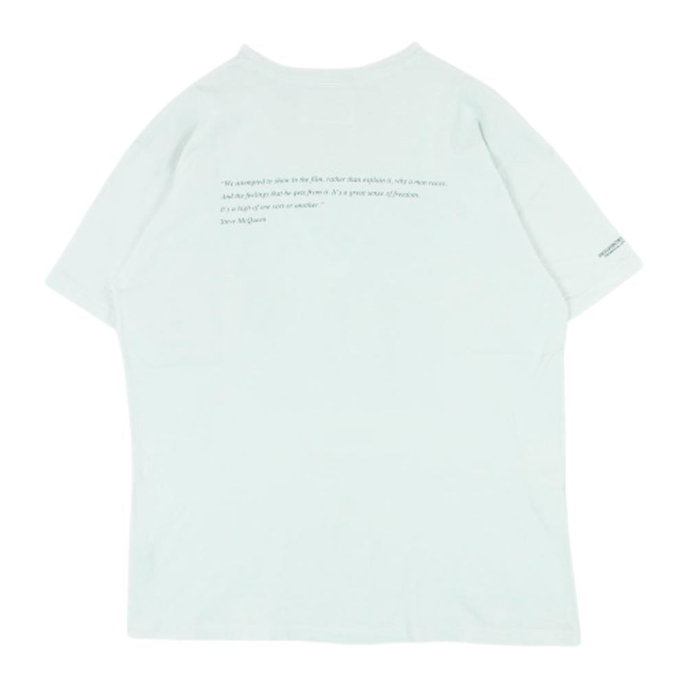 NEIGHBORHOOD ネイバーフッド STEVE McQUEEN スティーブ マックイーン プリント 半袖 Tシャツ 日本製 ホワイト系 L【中古】