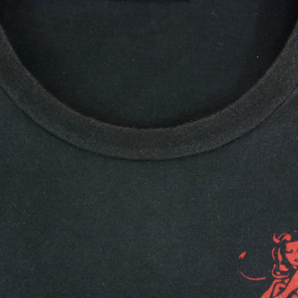 HYSTERIC GLAMOUR ヒステリックグラマー NEIGHBORHOOD ネイバーフッド DEVIL WOMAN プリント 半袖 Tシャツ ブラック系 M【中古】