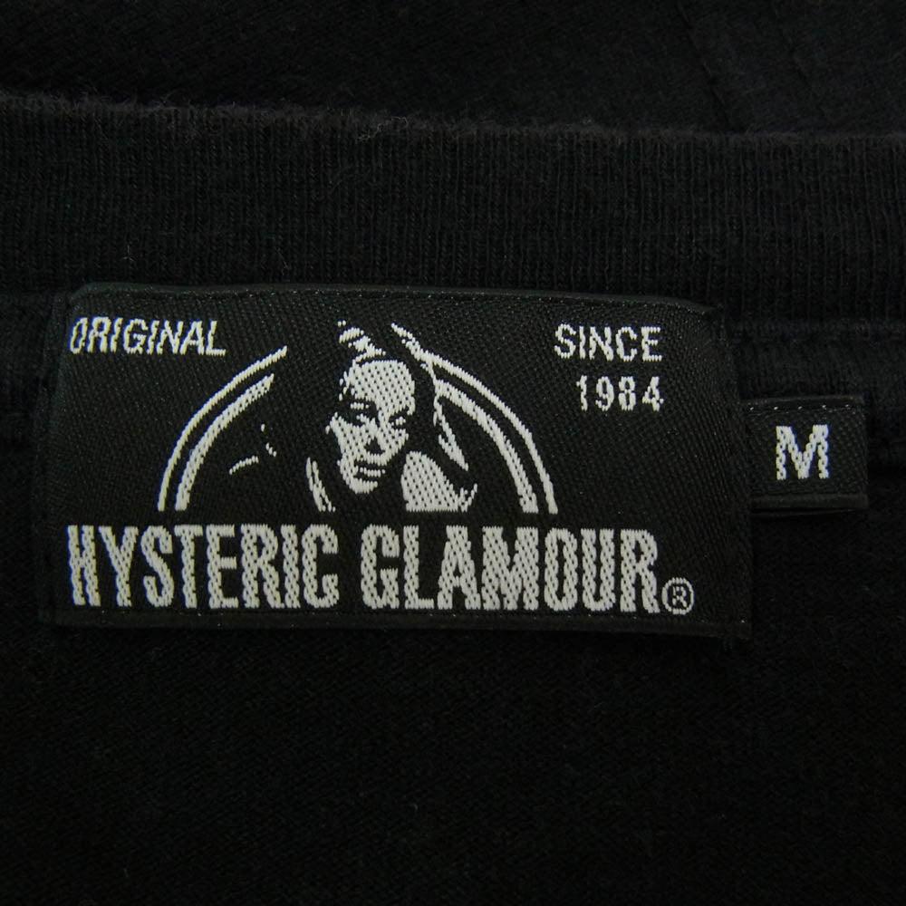 HYSTERIC GLAMOUR ヒステリックグラマー NEIGHBORHOOD ネイバーフッド DEVIL WOMAN プリント 半袖 Tシャツ ブラック系 M【中古】
