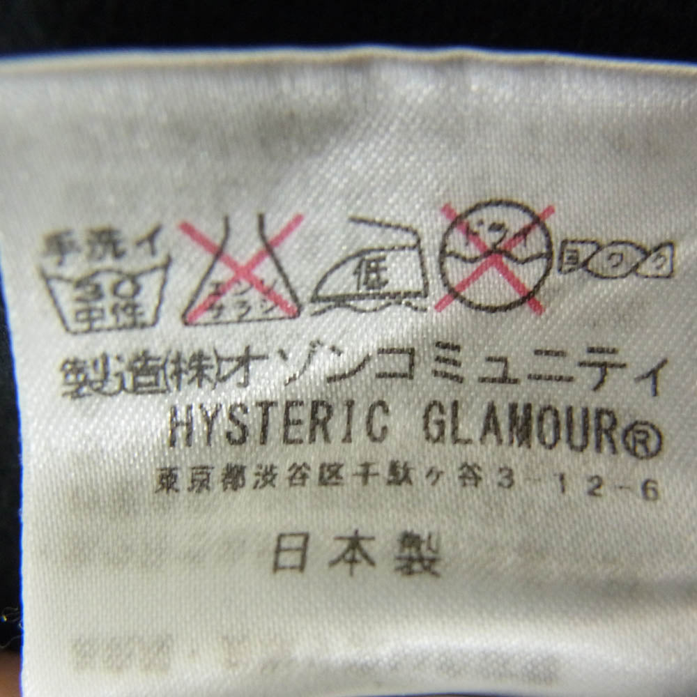 HYSTERIC GLAMOUR ヒステリックグラマー NEIGHBORHOOD ネイバーフッド DEVIL WOMAN プリント 半袖 Tシャツ ブラック系 M【中古】