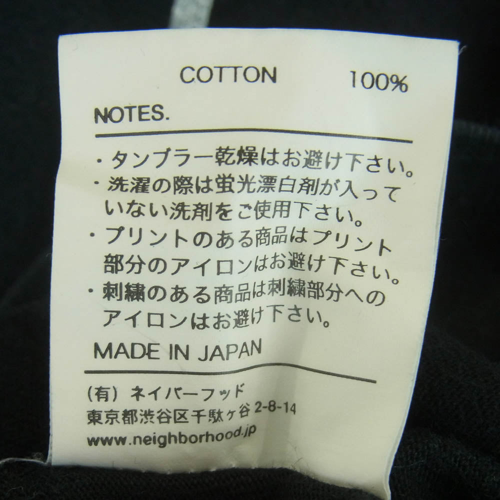 NEIGHBORHOOD ネイバーフッド HYSTERIC GLAMOUR ヒステリック グラマー 半袖 Tシャツ コットン 日本製 ブラック系 M【中古】