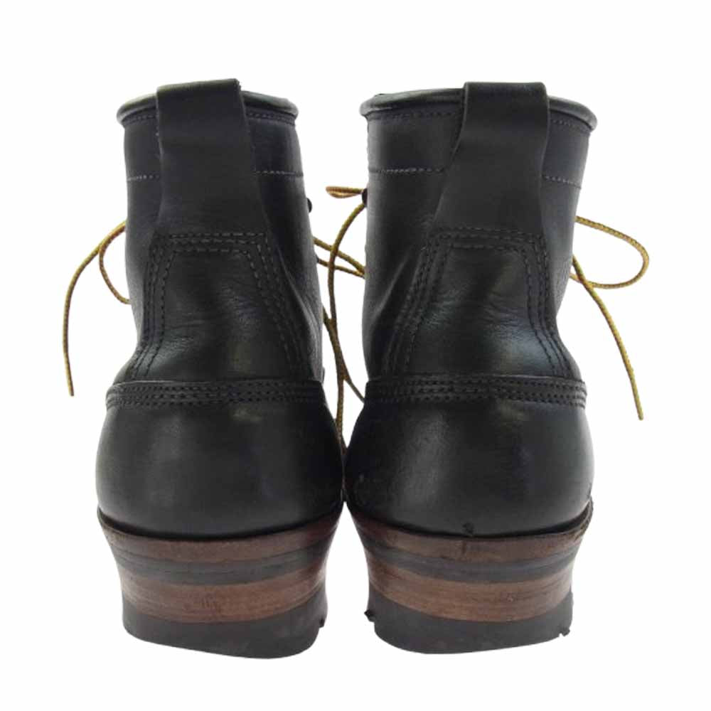 WHITE'S BOOTS ホワイツブーツ SMOKE JUMPER スモークジャンパー レースアップ ブーツ ブラック系 7.5【中古】
