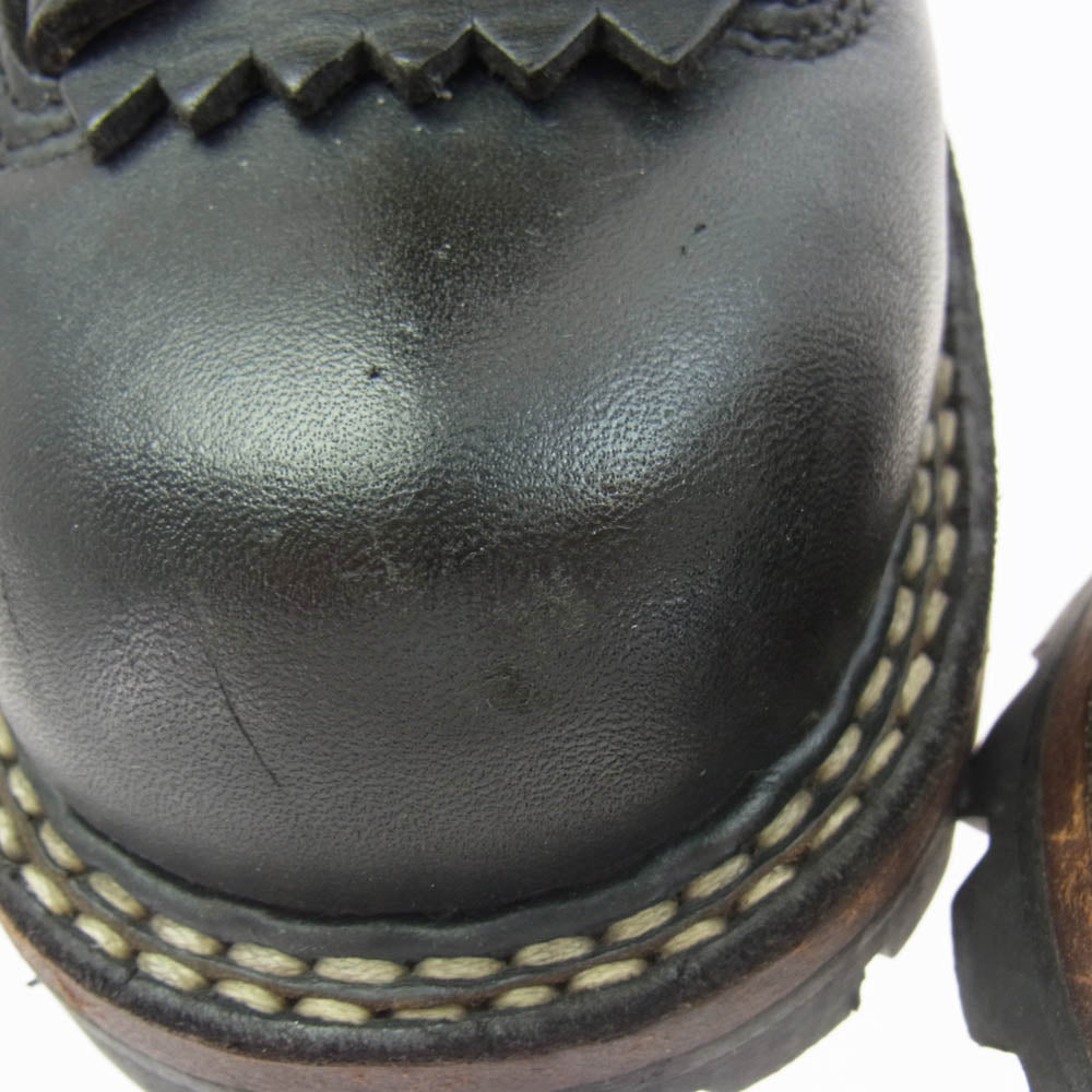 WHITE'S BOOTS ホワイツブーツ SMOKE JUMPER スモークジャンパー レースアップ ブーツ ブラック系 7.5【中古】