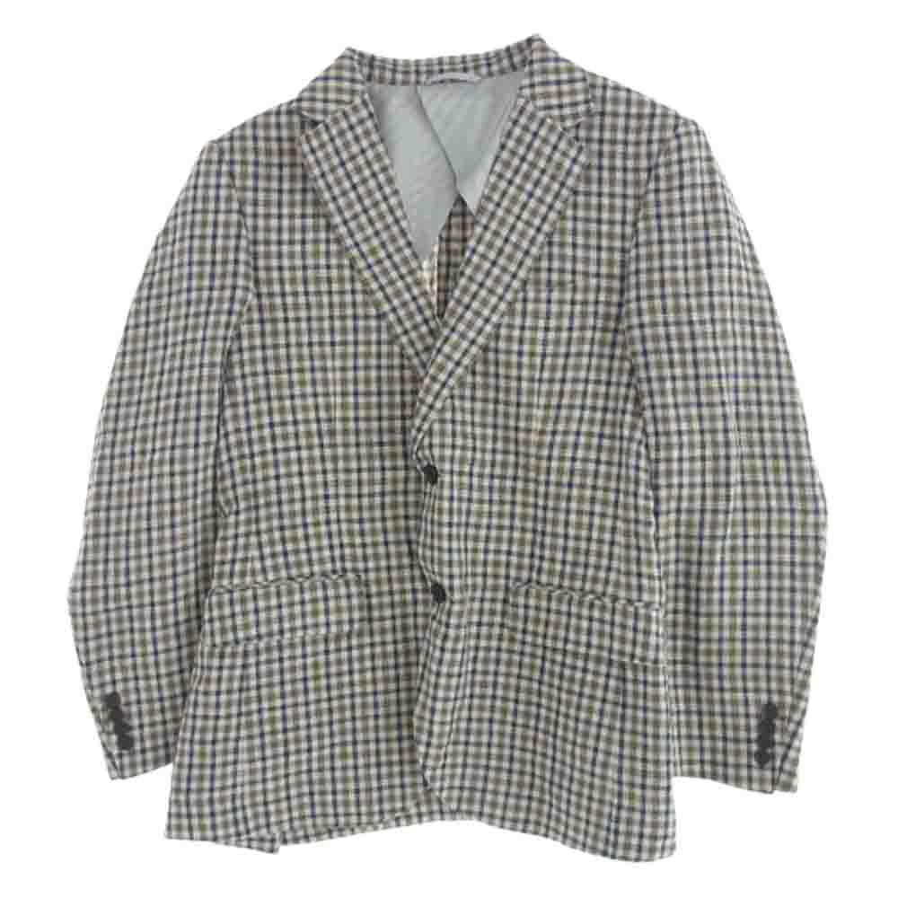 【新品】マッキントッシュフィロソフィー テーラードジャケット ブレザー チェック GREY LABEL ブリティッシュチェックブレザー(ジャケット