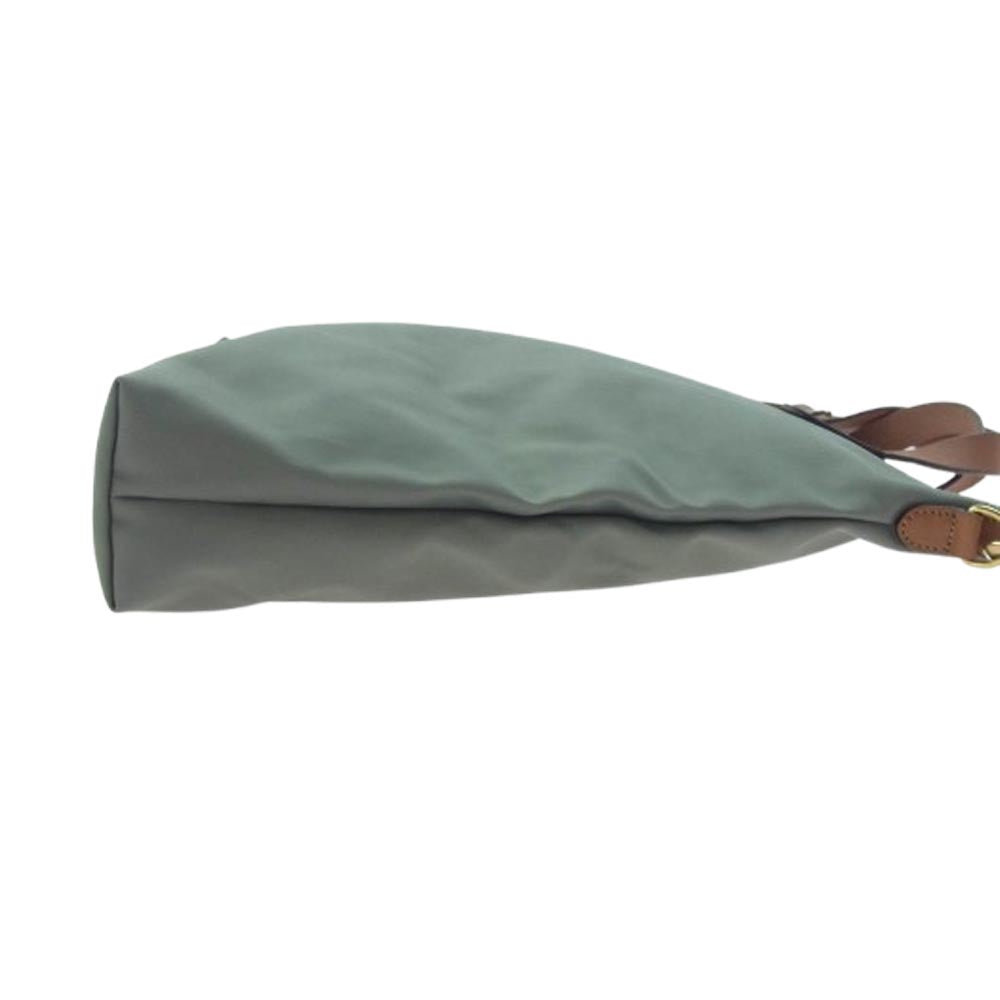 ミスモ ナイロン スクエア 2WAY ショルダー バッグ グレー系【中古】