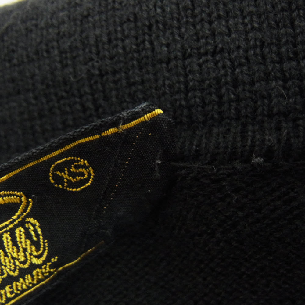 TENDERLOIN テンダーロイン 半袖 ニット ポロシャツ ブラック系 XS【中古】