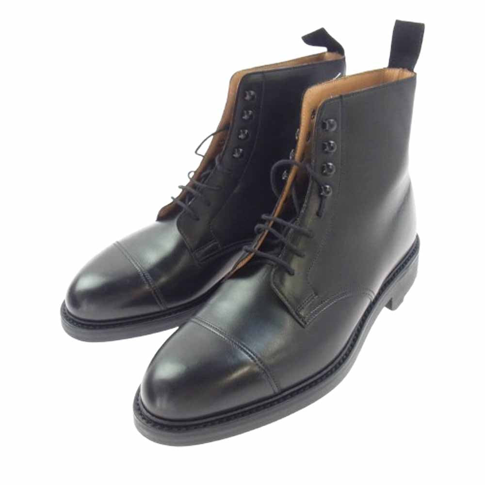 CROCKETT&JONES クロケットアンドジョーンズ CONISTON コニストン レースアップ ブーツ ブラック系 7E【新古品】【未使用】【中古】