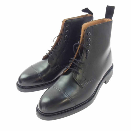 CROCKETT&JONES クロケットアンドジョーンズ CONISTON コニストン レースアップ ブーツ ブラック系 7E【新古品】【未使用】【中古】