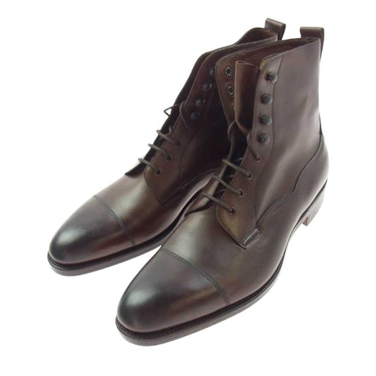 EDWARD GREEN エドワードグリーン GALWAY ゴールウェイ レースアップ ブーツ ブラウン系 8.5【極上美品】【中古】