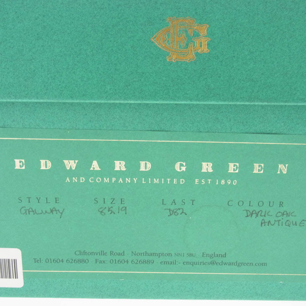 EDWARD GREEN エドワードグリーン GALWAY ゴールウェイ レースアップ ブーツ ブラウン系 8.5【極上美品】【中古】