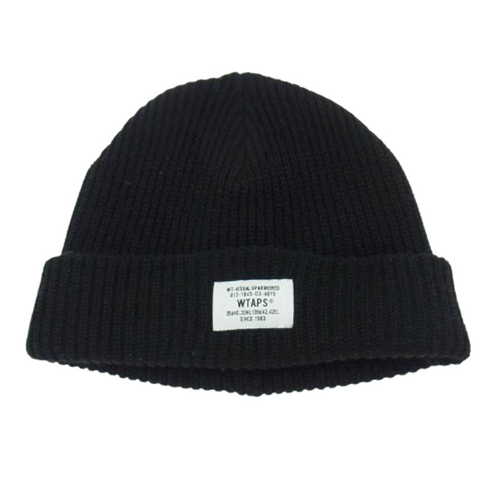 WTAPS ダブルタップス 24AW 242MADT-HT01 Beanie 01 ニット キャップ ビーニー 帽子 ブラック系 00【中古】