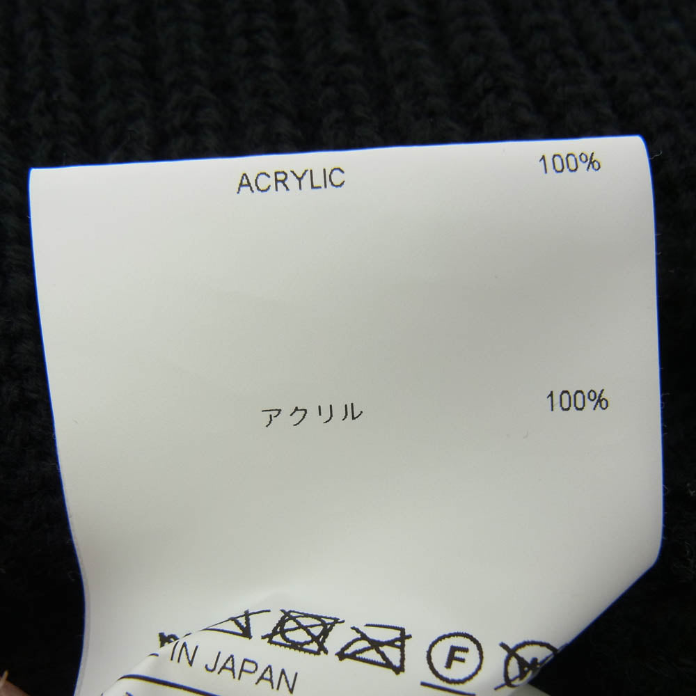 WTAPS ダブルタップス 24AW 242MADT-HT01 Beanie 01 ニット キャップ ビーニー 帽子 ブラック系 00【中古】