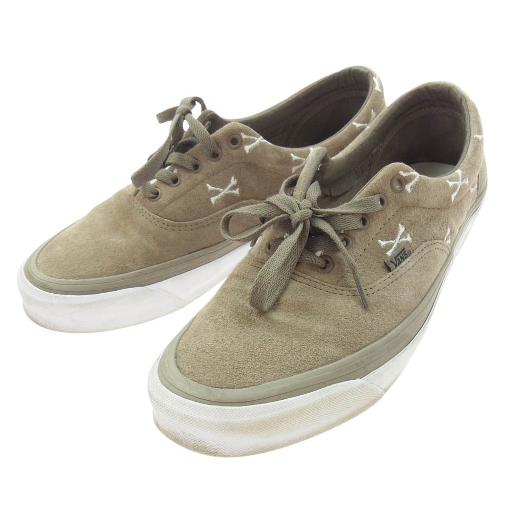 VANS バンズ VN0A3CXNBMD1 × WTAPS ダブルタップス VAULT OG Era Lx Bones Coyote クロスボーン ローカット スニーカー ブラウン系 29.5cm【中古】