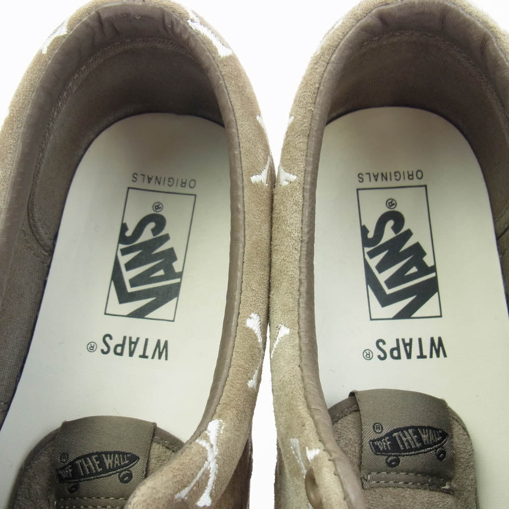 VANS バンズ VN0A3CXNBMD1 × WTAPS ダブルタップス VAULT OG Era Lx Bones Coyote クロスボーン ローカット スニーカー ブラウン系 29.5cm【中古】