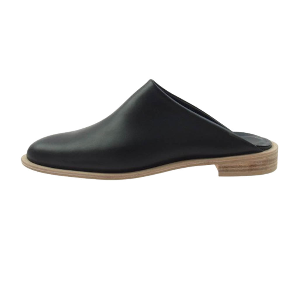 イシュム SABOT レザー スリッポン シューズ ブラック系 42【新古品】【未使用】【中古】