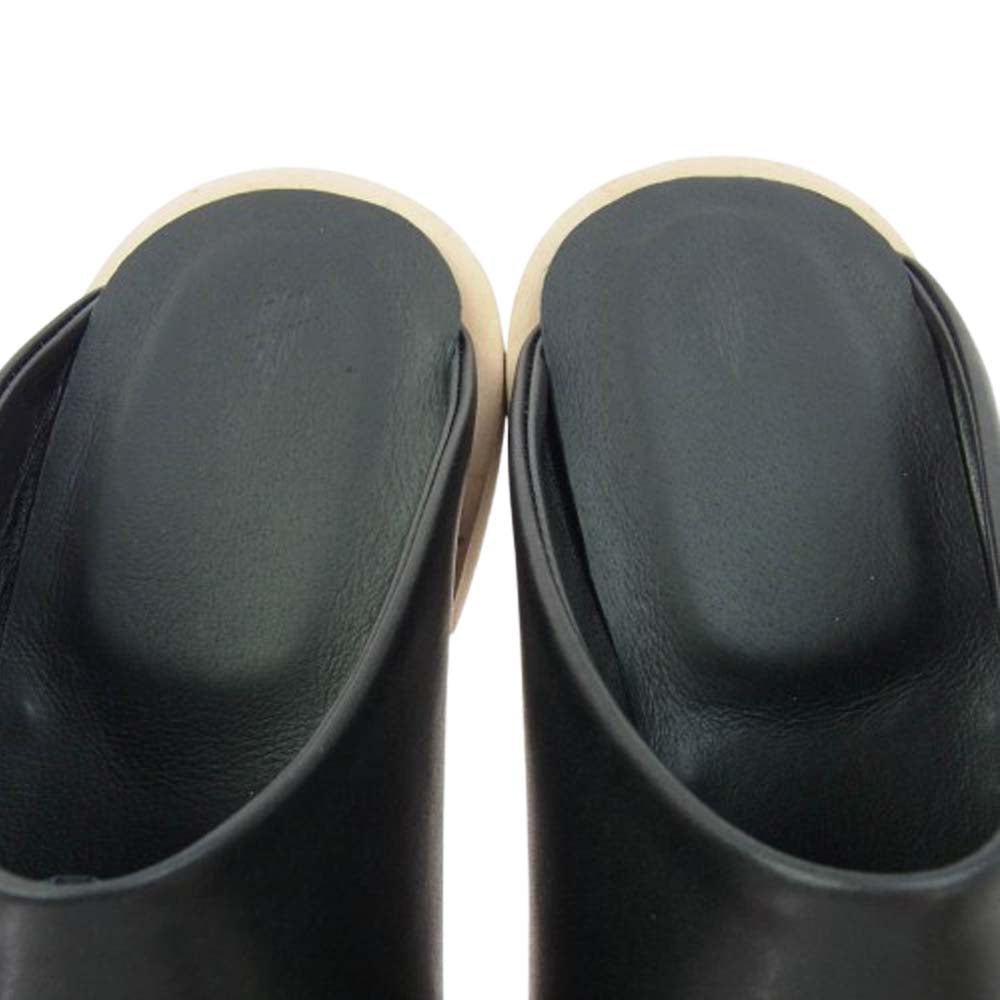 イシュム SABOT レザー スリッポン シューズ ブラック系 42【新古品】【未使用】【中古】