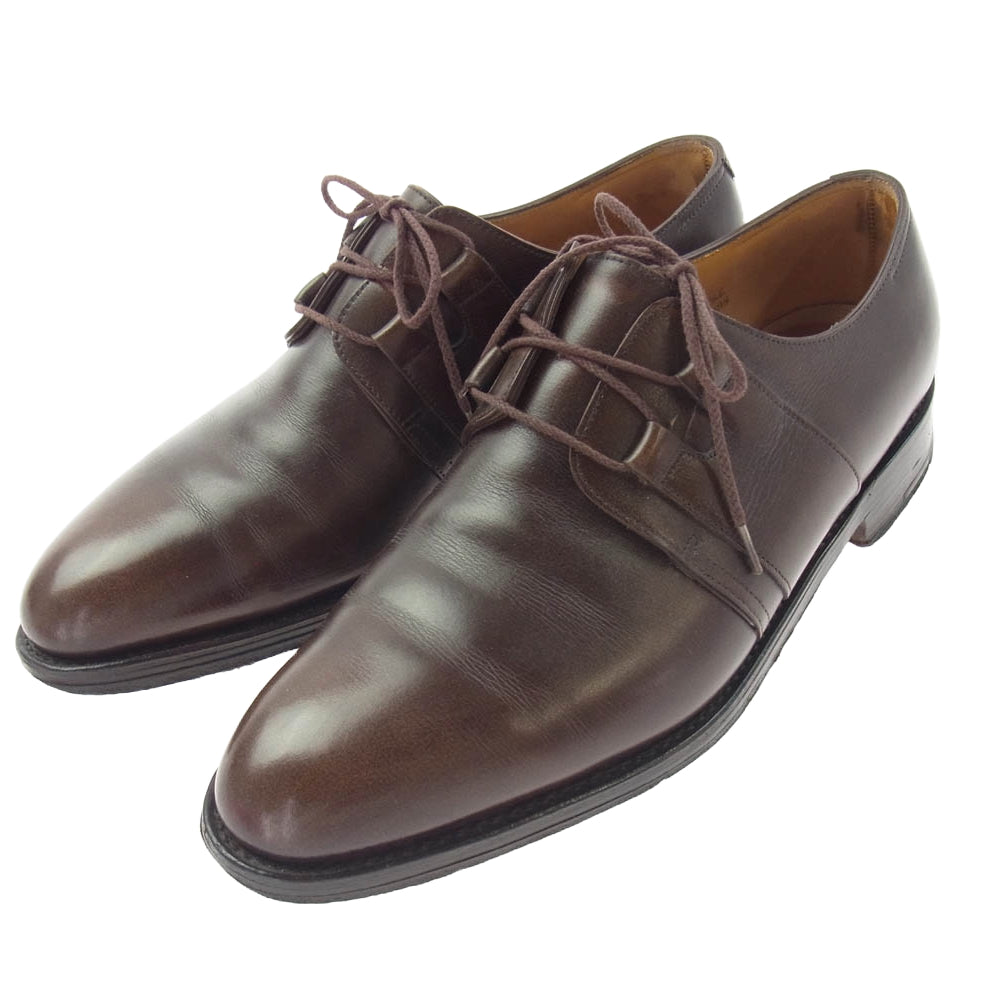 John Lobb ジョンロブ 8695 SADDLE レザー シューズ 革靴 ブラウン系 7.5E【中古】