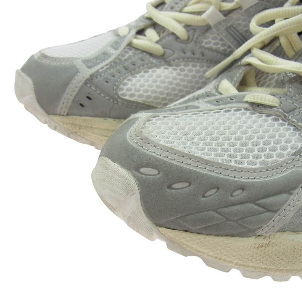 asics アシックス 24AW 1203A673 MIN NANO GEL-NIMBUS 10.1 White Sheet Rock ミンナノ ゲルニンバス ホワイト シートロック ローカット スニーカー グレー系 26.5cm【中古】